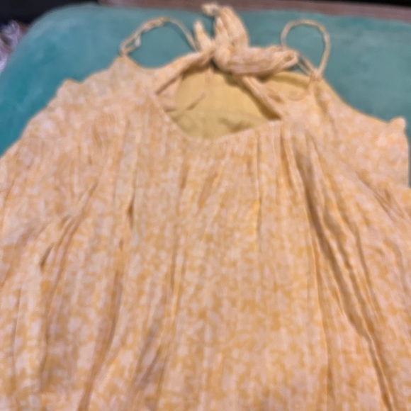 American Eagle Outfitters Yellow Floral Mini Dress - Picture 4 of 5